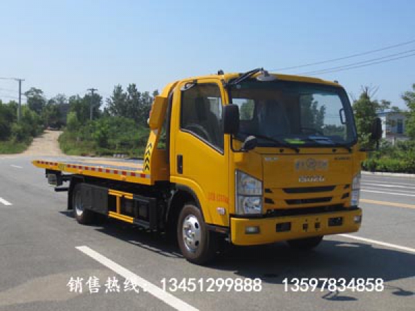 慶鈴平板一拖二清障車(六)